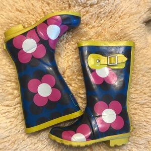 Mini Boden flower rain boots - size 11